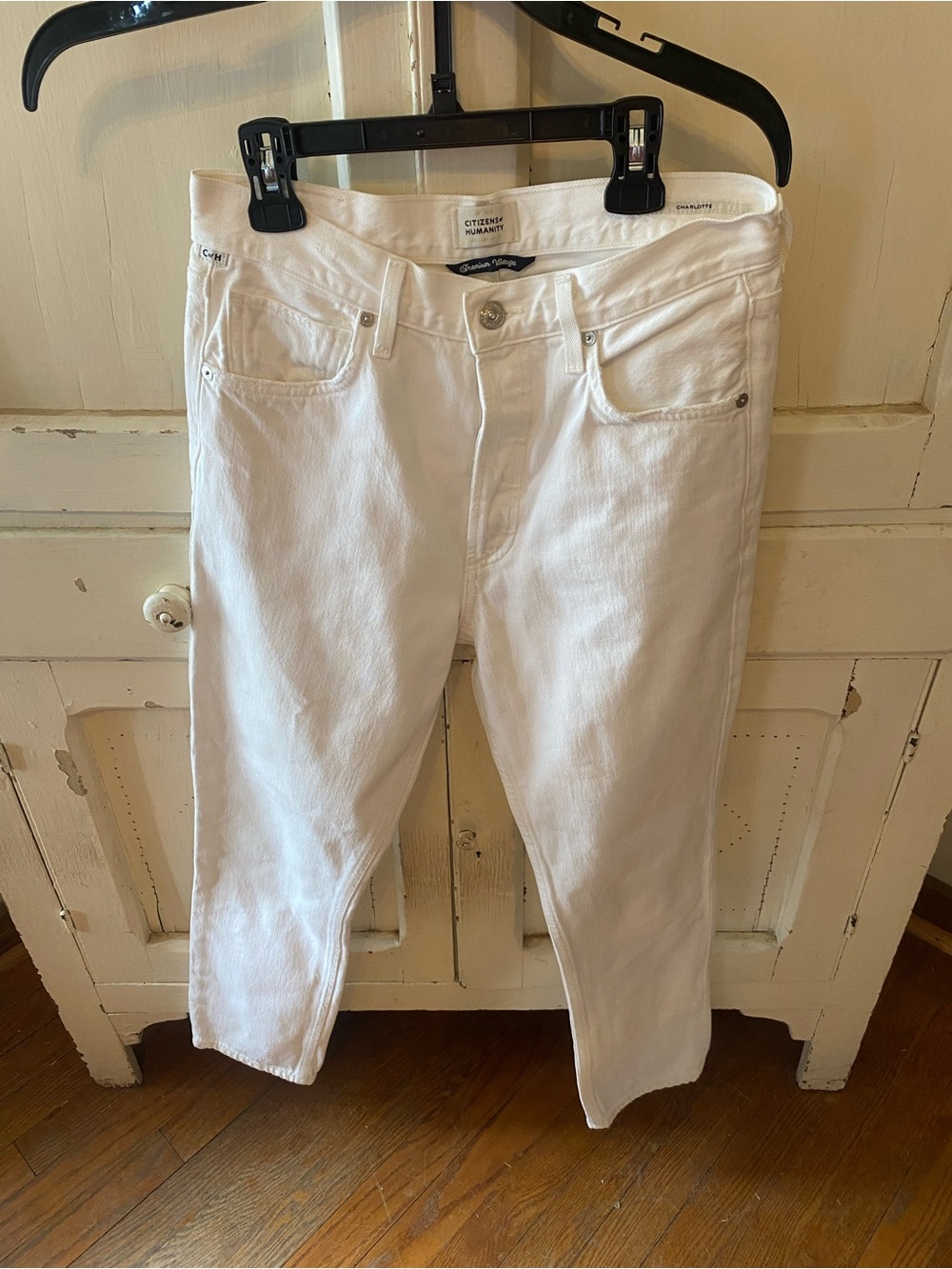 Citizens Of Humanity Slim White Jeans